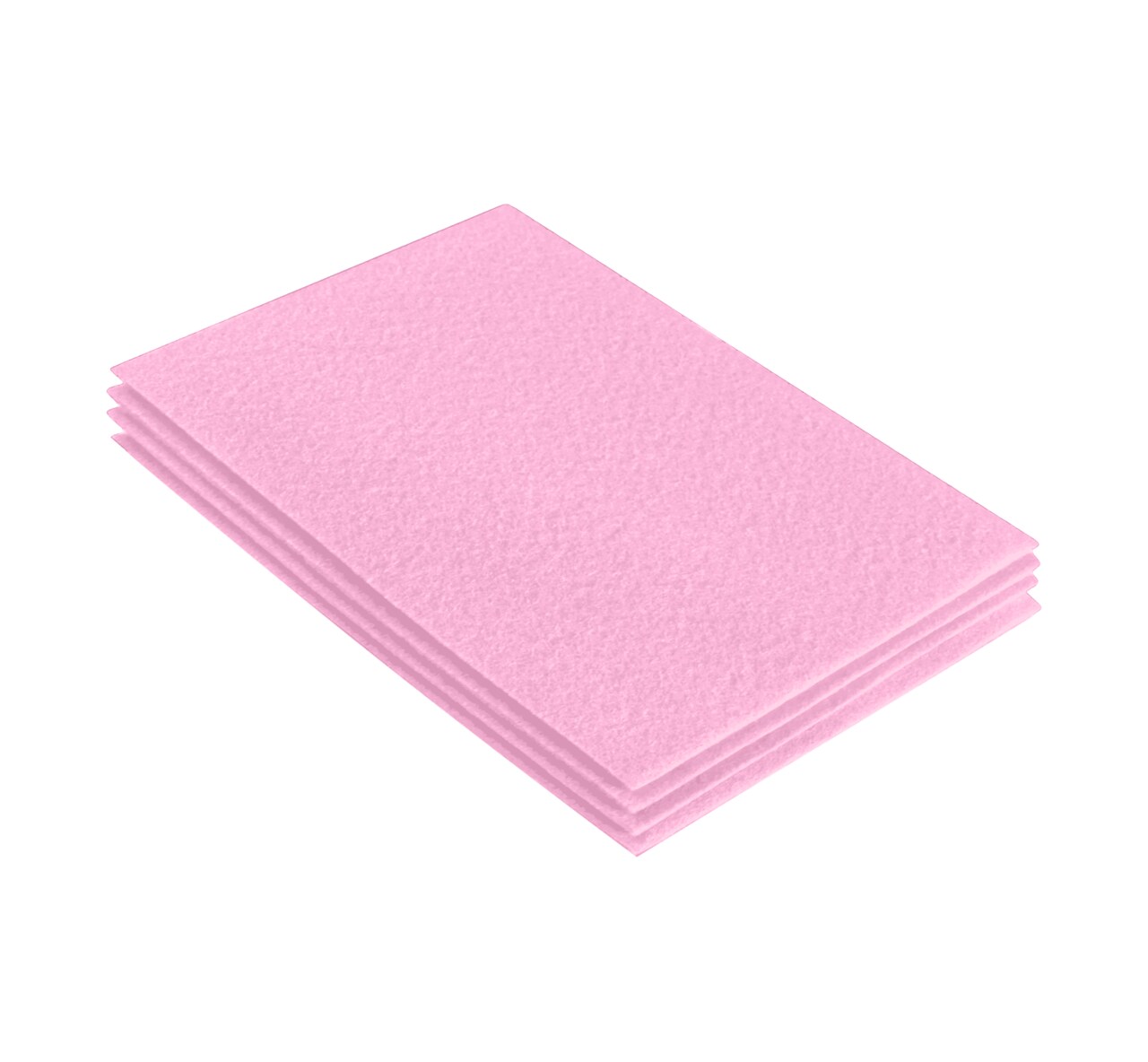FabricLA Acrylic Felt Sheets for Crafts - Precut 9" X 12" Inches (20 cm X 30 cm) Felt Squares - Use Felt Fabric Craft Sheets for DIY, Hobby, , and Decoration | Baby Pink - 4 Pieces